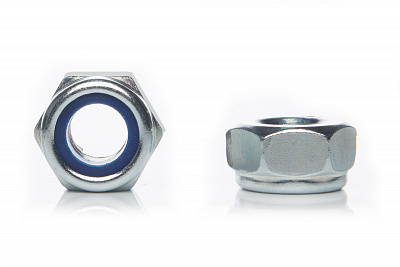 Гайки с контрящим (стопорным) кольцом ISO 10511 (М5-М8)