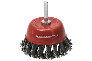 Щетка чашечная, жгутовая для дрели